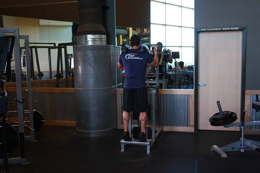 Calf Raises form - step 2