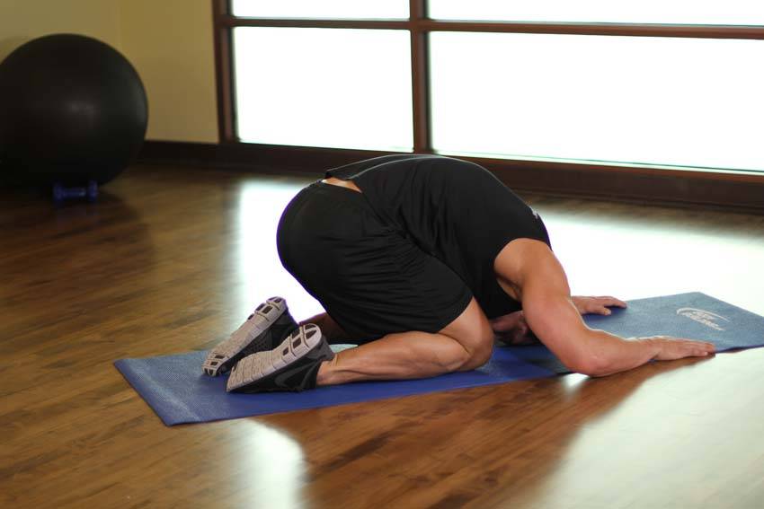 Child's Pose form - step 1