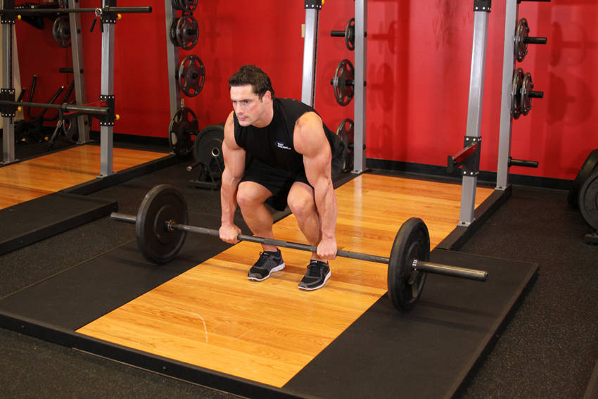 Deadlift form - step 1
