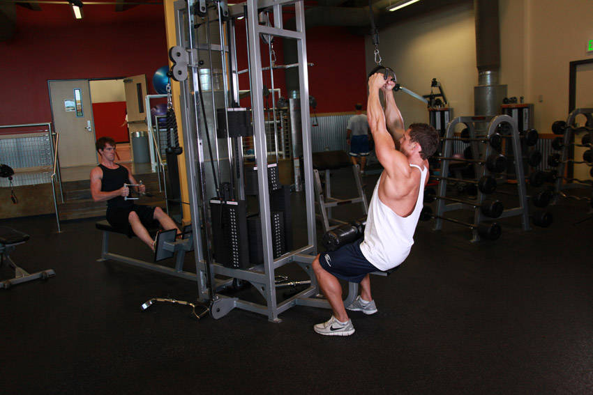 Lat Pulldown form - step 2