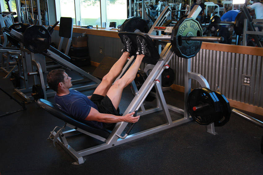 Leg Press form - step 1