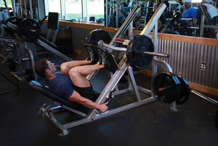 Leg Press form - step 2