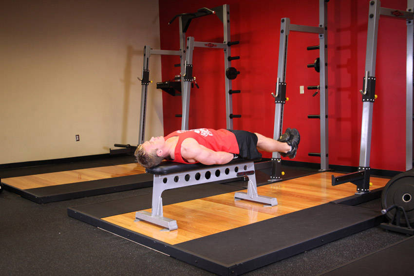 Leg Raises form - step 1