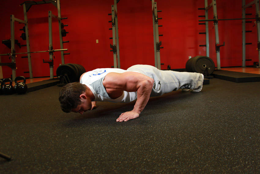 Push-ups form - step 2