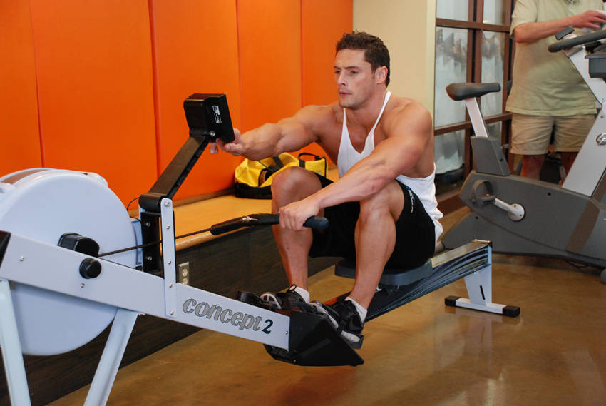 Rowing form - step 1