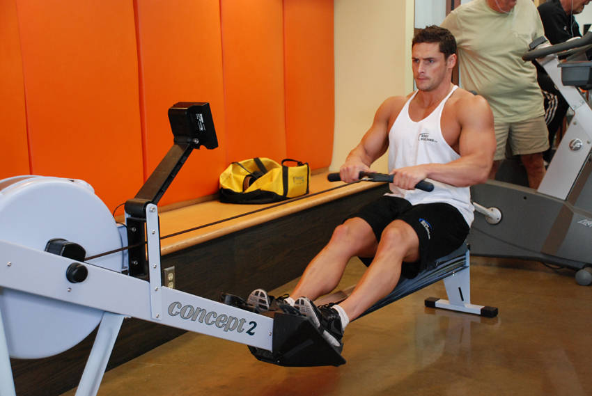 Rowing form - step 2